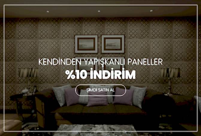 Kendinden Yapışkanlı Duvar Panelleri